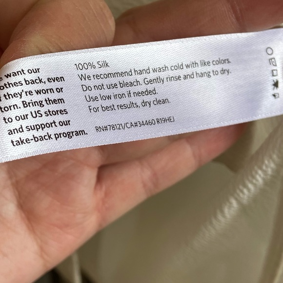 Eileen Fisher Silk Blouse - Picture 3 of 4